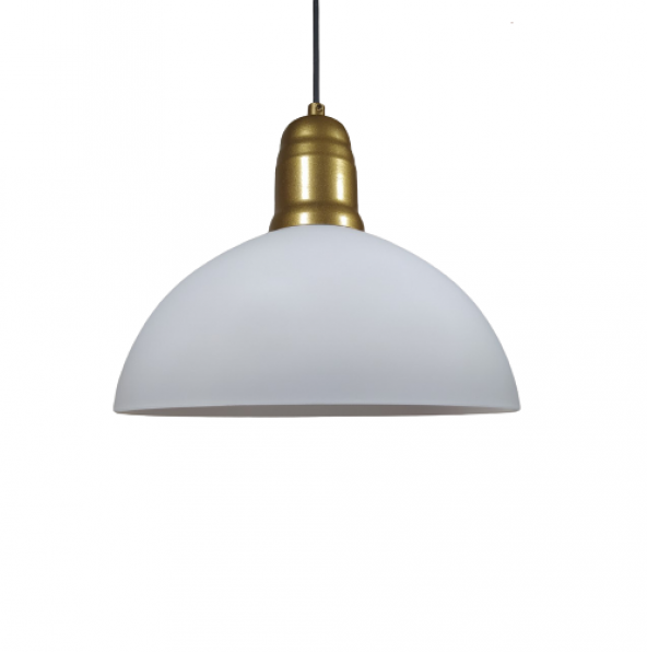 MYLİGHTS  RETROM  RUSTİK VİNTAGE OPAL TEKLİ SARKIT CAM  EN  30 CM ürün görseli 1