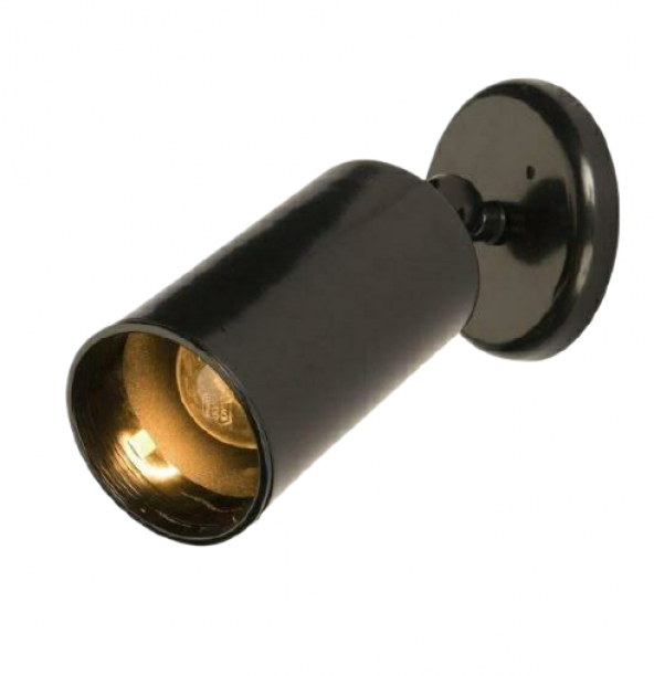 mylights retro mafsalı parlak siyah led aplik led spot  ampul dahildir günışığı ürün görseli 1