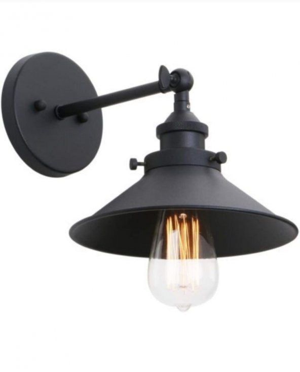 MYLİGHTS  RETRO  RUSTİK METAL APLİK DUVAR LAMBASI MAFSALI VİNTAGE APLİK ürün görseli 1
