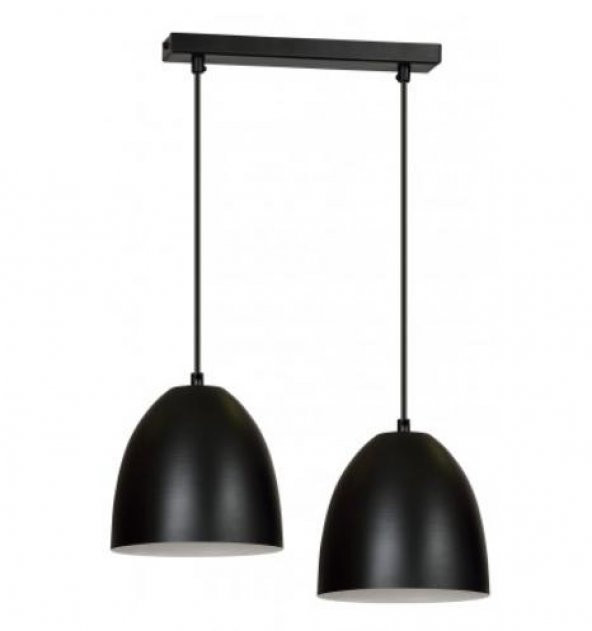 MYLİGHTS  RETRO  RUSTİK  VİNTAGE  METAL SARKIT SIRALI  İKİLİ MASA ÜSTÜ AVİZE 30  CM TABAN ürün görseli 1