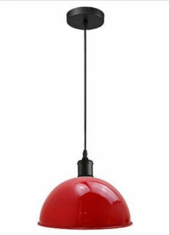 MYLİGHTS  METAL SARKIT AVİZE  KIRMIZI  30 CM ürün görseli 1