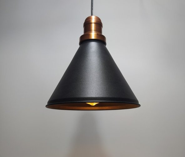 MYLİGHTS RETRO RUSTİK KONİK METAL SARKIT VİNTAGE AVİZE ürün görseli 1