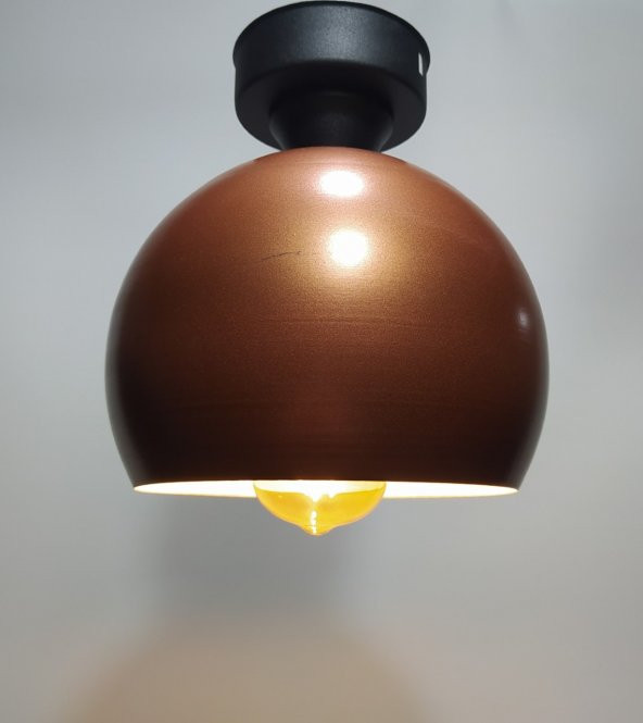 MYLİGHTS RETRO RUSTİK  VİNTAGE  METAL  PLOFONYER ARMATÜR 20 CM ürün görseli 1