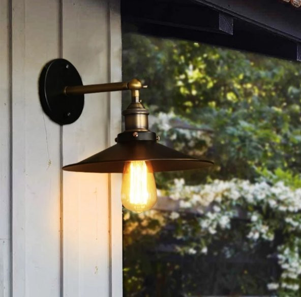 mylights retro rustik mafsalı aplik harekli aplik 22cm ürün görseli 1