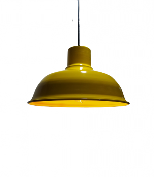 MYLİGHTS RETRO RUSTİK SARI METAL SARKIT AVİZE ürün görseli 1