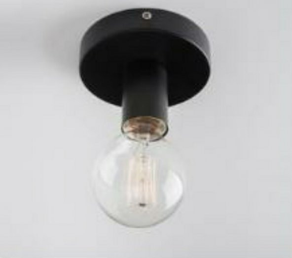 MYLİGHTS RETRO RUSTİK SİYAH DUVAR LAMBASI APLİK - Resim 2