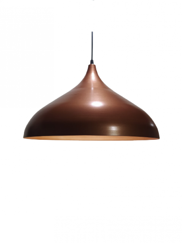 MYLİGHTS   RETRO  RUSTİK  MAT BAKIR SARKIT  AVİZE 45 CM  EN ürün görseli 1
