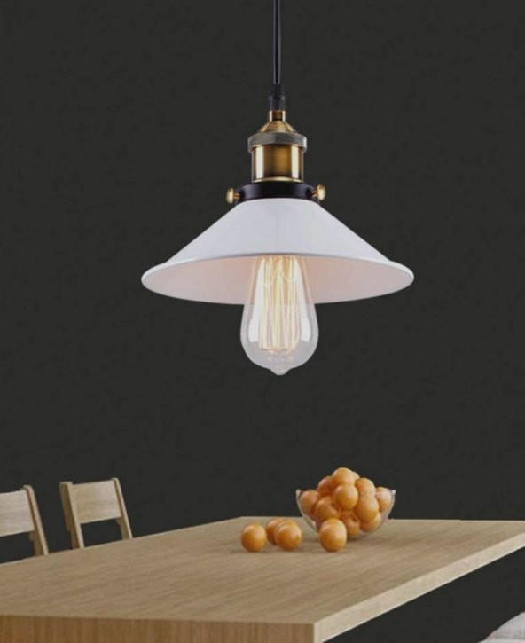 MYLİGHTS RETRO RUSTİK METAL SARKIT AVİZE RUSTİK TEKLİ ürün görseli 1
