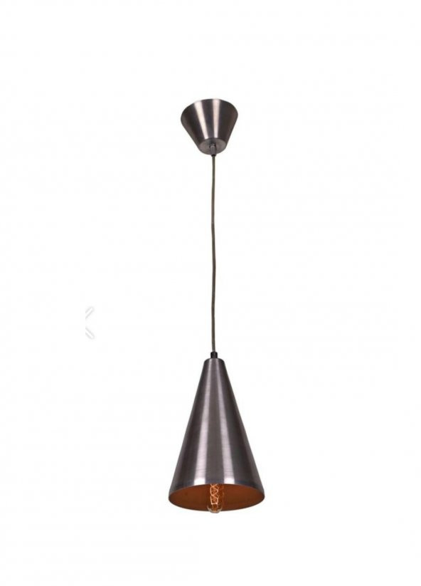 MYLİGHTS  GRİ  İÇİ BEYAZ METAL SARKIT AVİZE  B03 ürün görseli 1