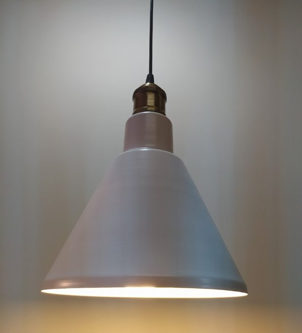 MYLİGHTS METAL SARKIT AVİZE  BEYAZ  ESKİTME ASKILI ürün görseli 1