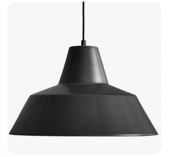 MYLİGHTS RETRO RUTİK AVİZE METAL SARKIT SİYAH İÇİ BEYAZ ürün görseli 1