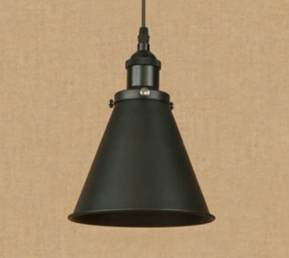 MYLİGHTS RETRO KONİK METAL SARKIT AVİZE EN 19 CM ürün görseli 1
