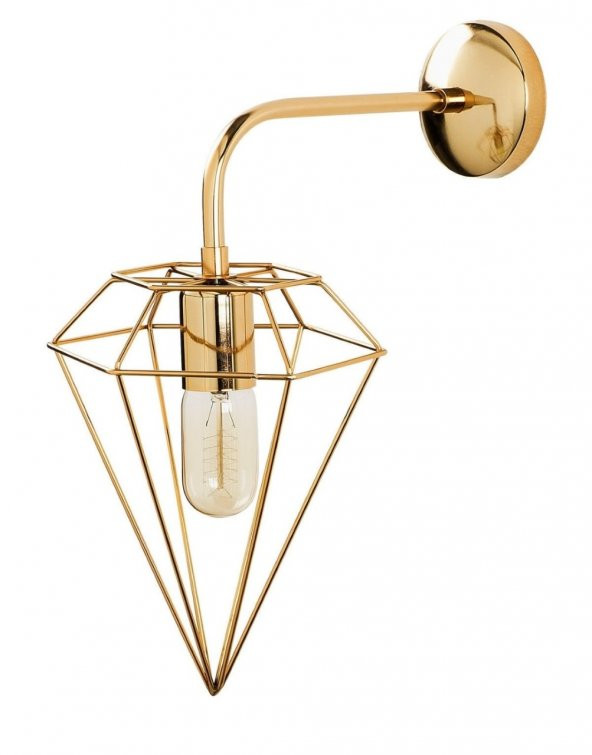 MYLİGHTS  RETRO RUSTİK METAL GOLD APLİK  RUSTİK ŞIK TASARIM ürün görseli 1