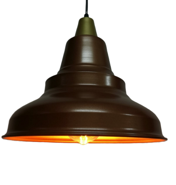 MYLİGHTS RETRO BAKIR GOLD ASKILI RUSTİK METAL SARKIT AVİZE ürün görseli 1