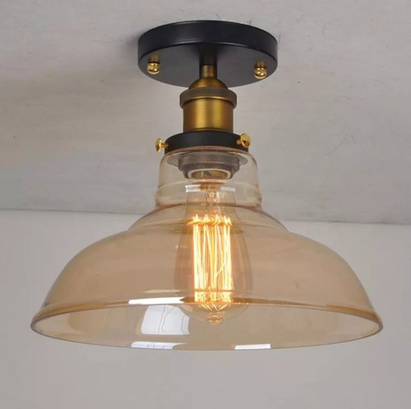 MYLİGHTS  RETRO PLOFNYER RUSTİK AVİZE  23 CM EN - Resim 2