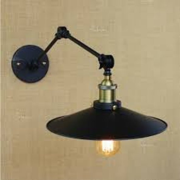 MYLİGHTS  RETRO ÜÇ MAFSALI HAREKETLİ RUSTİK APLİK ürün görseli 1