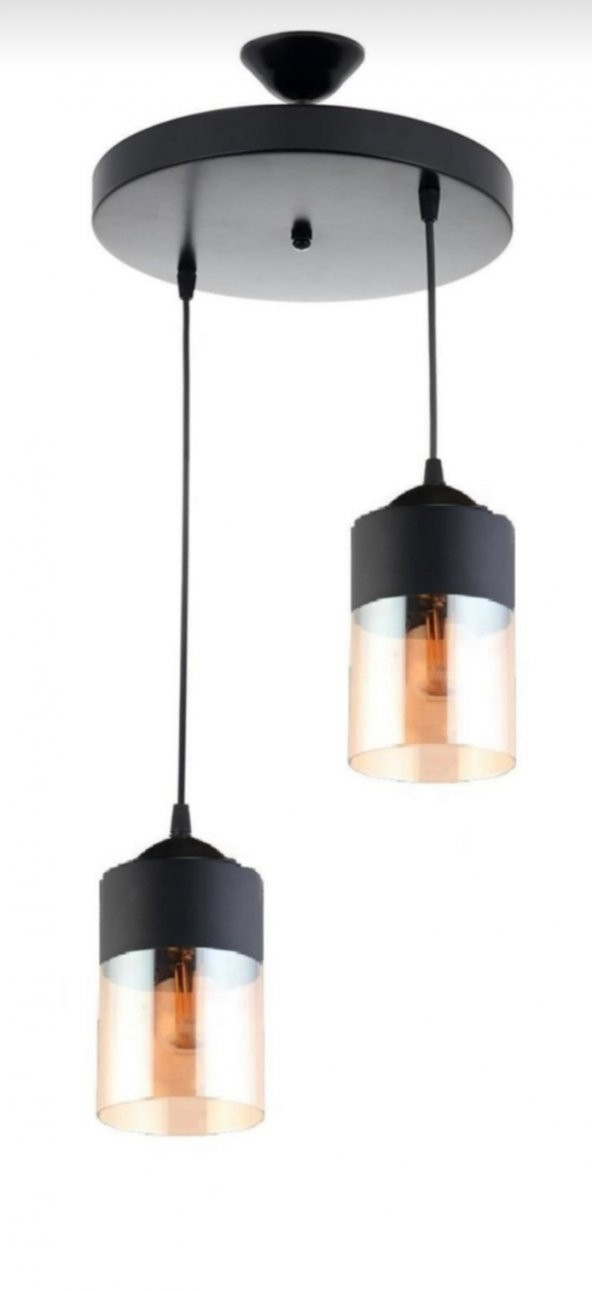 MYLİGHT RETRO İKLİ SARKIT AVİZE 30 CM EN ürün görseli 1