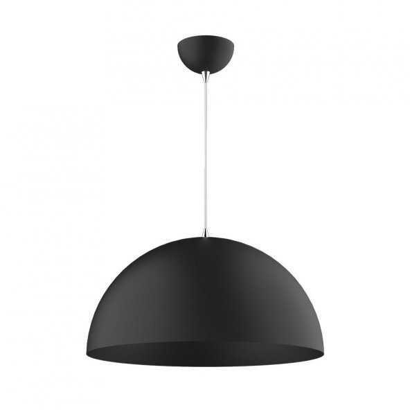 MYLİGHTS  RETRO SİYAH  İÇİ SIYAH METAL SARKIT AVİZE 40 CM EN ürün görseli 1