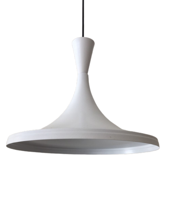 MYLİGHTS  BEYAZ İÇİ BEYAZ METAL SARKIT AVİZE 36CM ürün görseli 1