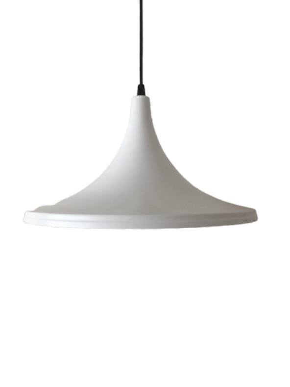 MYLİGHTS RETRO BEYAZ  İÇİ BEYAZ METAL SARKIT 36 CM ürün görseli 1