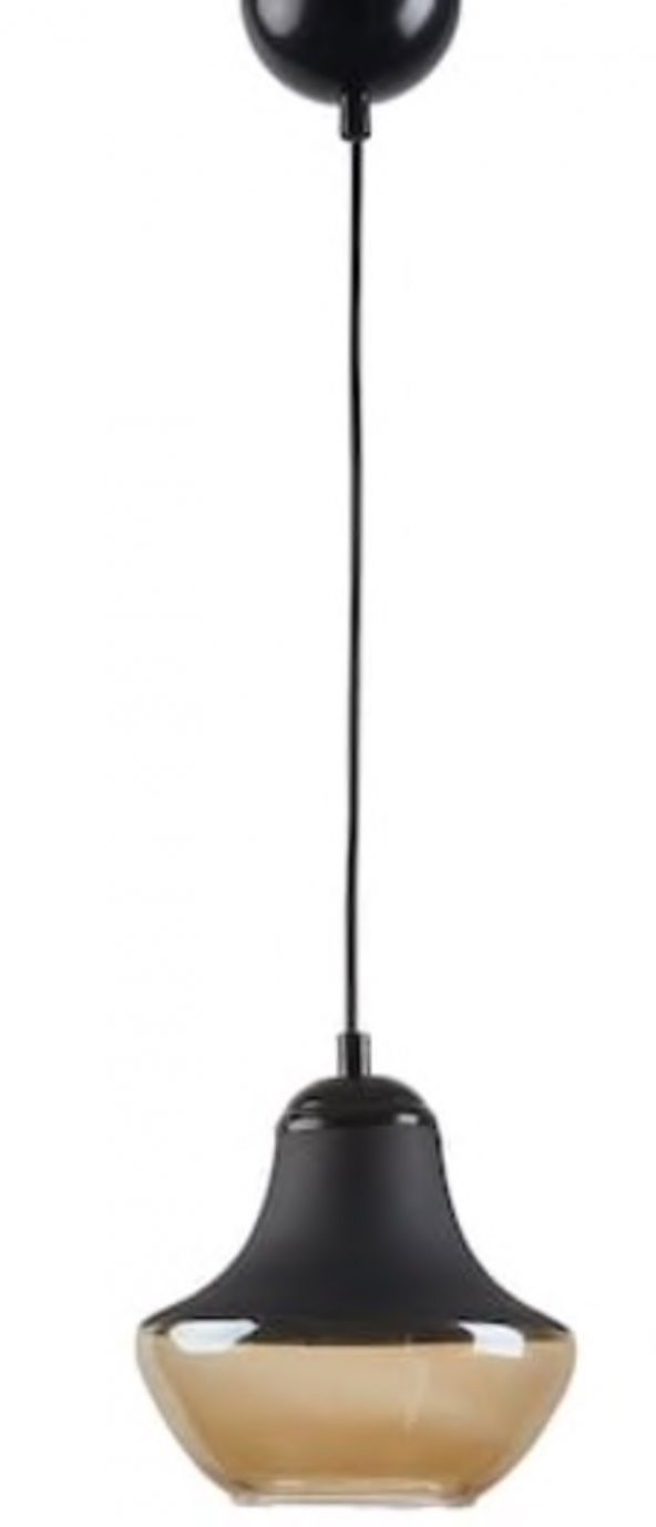 MYLİGHTS   RETRO TEKLİ BAL CAM SARKIT 15 CM ürün görseli 1