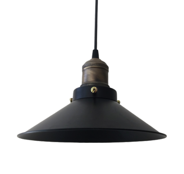 MYLİGHTS  retro siyah sarkıt avize  23cm ürün görseli 1