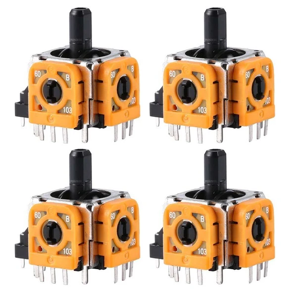 4 Adet PS4 Analog Motor 001 011 020 030 040 050 055 Playstation 4 Kol Tamir Orjinal Yedek Parça ürün görseli 1