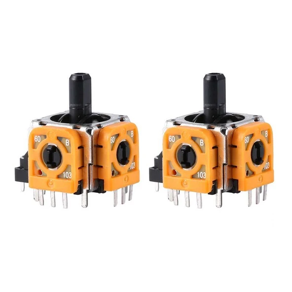 2 Adet PS4 Analog Motor 001 011 020 030 040 050 055 Playstation 4 Kol Tamir Orjinal Yedek Parça ürün görseli 1
