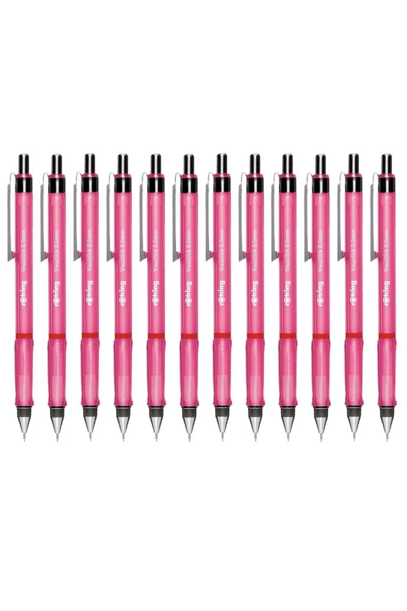 Rotring Versatil Kalem Visuclick 0.5 MM Uçlu Kalem Pembe (12 Li Paket) ürün görseli 1
