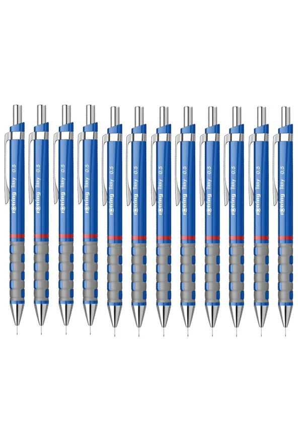 Rotring Versatil Kalem Tikky RD 0.5 MM Mavi Uçlu Kalem (12 Li Paket) ürün görseli 1