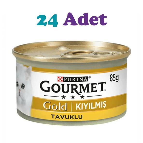 Gourmet Gold Kıyılmış Tavuklu Kedi Konservesi 85g (24 Adet) ürün görseli 1
