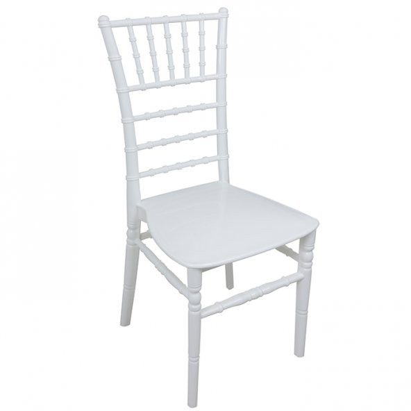 Mandella Silver Sandalye Tifany Beyaz ürün görseli 1