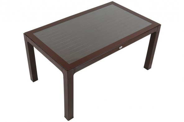 Mandella 90x150 Wood Masa (Camlı) KAHVERENGİ ürün görseli 1