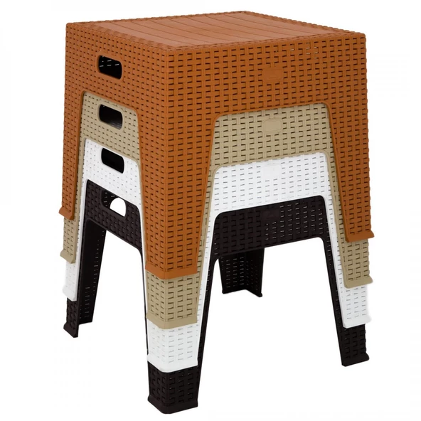 Mandella Elit Rattan Sehpa ÇÖLBEJİ - Resim 2