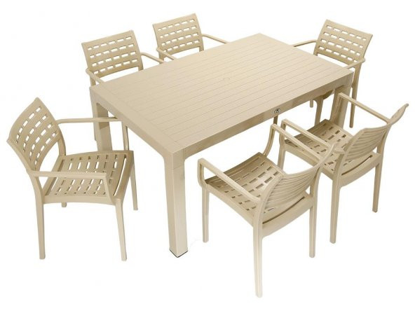 Mandella Wood 90x150 Cafe Koltuk Masa Takımı ÇÖLBEJİ ürün görseli 1