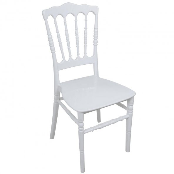 Mandella Silver Sandalye Napolyon (2 adet) BEYAZ ürün görseli 1