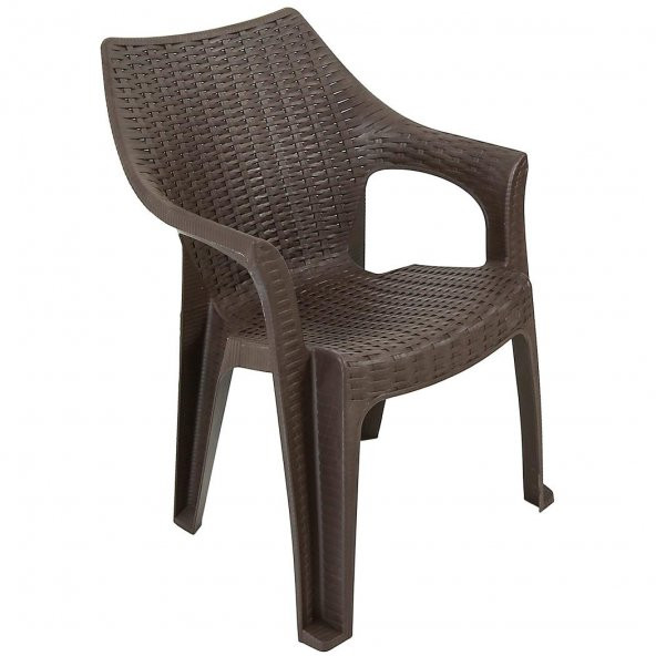 Mandella Polo Rattan Koltuk (4 adet) KAHVERENGİ ürün görseli 1