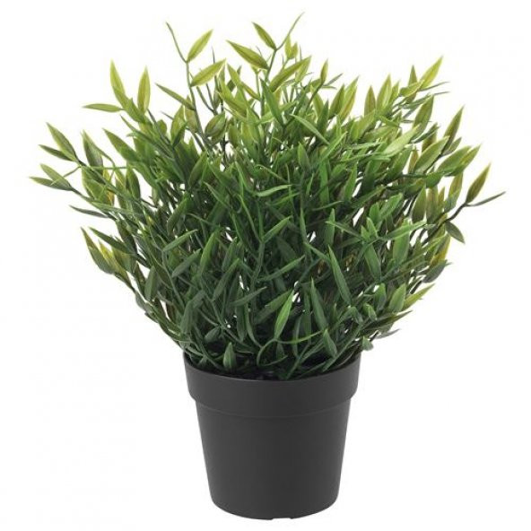 Yapay Bambu Bitkisi MeridyenDukkan 9 Cm Yapay Bitki Ev Dekorasyon Bambu,Yeşil ürün görseli 1
