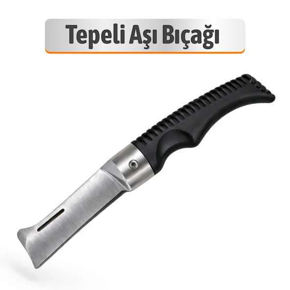 Denizli Aşı Bıçağı Bağ Bıçağı Çakısı Dövme Çelik Bıçak 19.5 cm ürün görseli 1