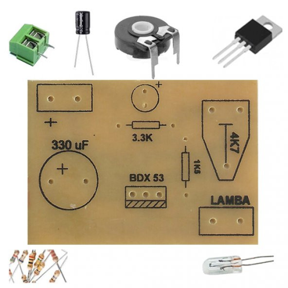 12 Volt Dimmer - Demonte(Montesiz) ürün görseli 1