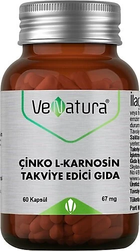 Venatura Çinko L-Karnosin 60 Kapsül ürün görseli 1