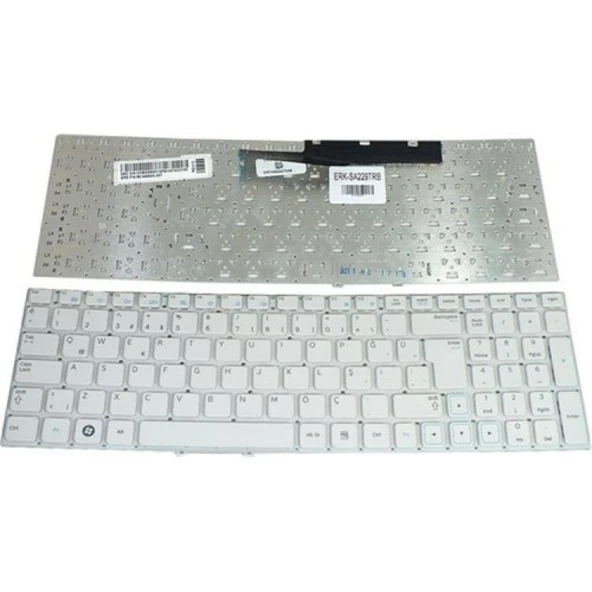 Samsung NP300V, NP300V4A, NP300V5A Notebook Klavyesi (Beyaz TR) ürün görseli 1