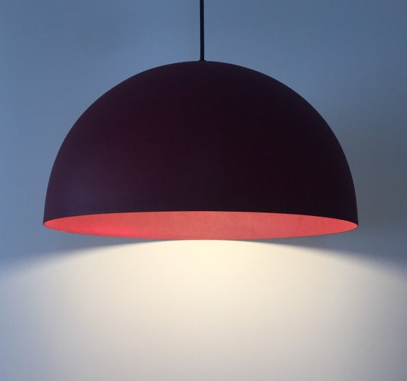 MYLİGHTS  BORDO  METAL SARKIT AVİZE 40 CM ürün görseli 1