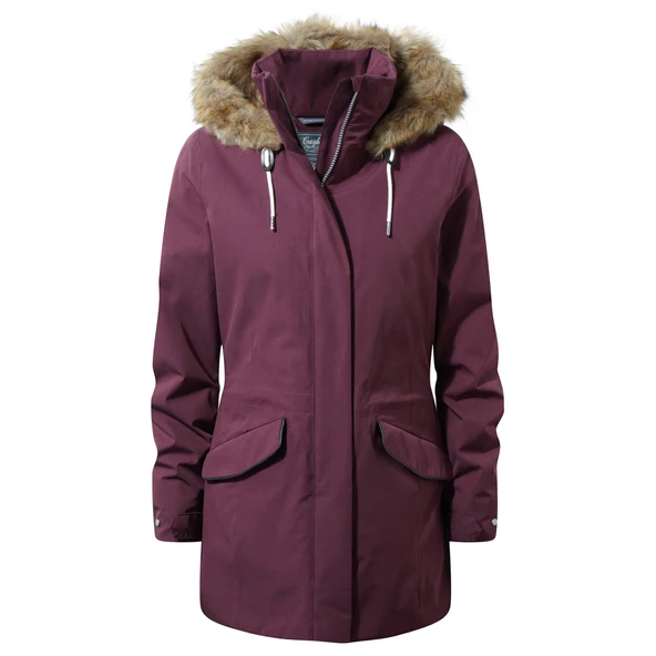 Craghoppers Josefine Kadın Parka Ceket-BORDO ürün görseli 1