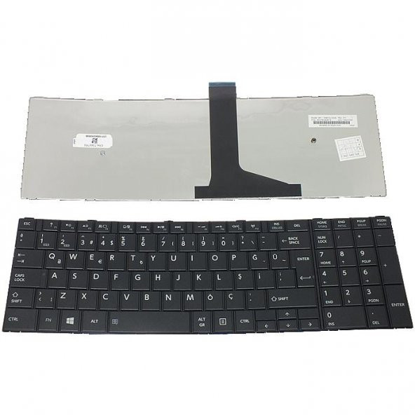 Toshiba Satellite M50D-A-10E Notebook Klavyesi (Siyah TR) - Resim 3