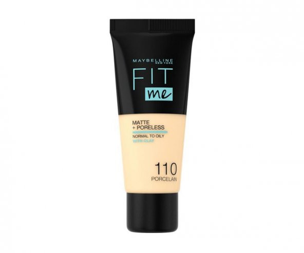 Maybelline Fit Me Matte+Poreless Fondöten - 110 Porcelain ürün görseli 1