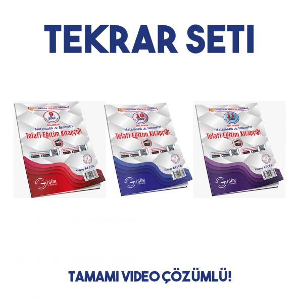 Gür Yayınları 9-10-11.SINIF SÜPER TEKRAR SETİ - MATEMATİK&GEOMETRİ ürün görseli 1