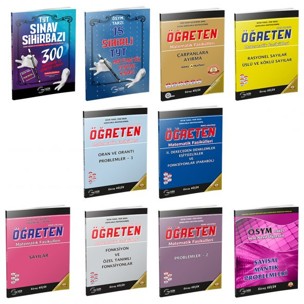Gür Yayınları TYT MATEMATİK KAZANDIRAN SET - 10 KİTAP ürün görseli 1