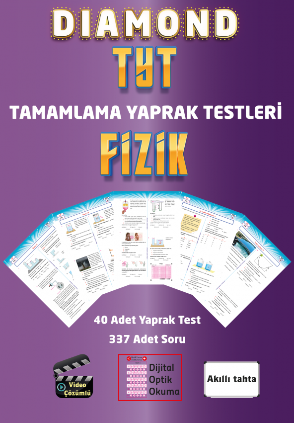 Gür Yayınları DIAMOND TYT Fizik Tamamlama Yaprak Testleri ürün görseli 1