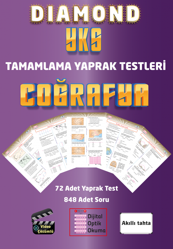 Gür Yayınları DIAMOND YKS Coğrafya Tamamlama Yaprak Testleri ürün görseli 1